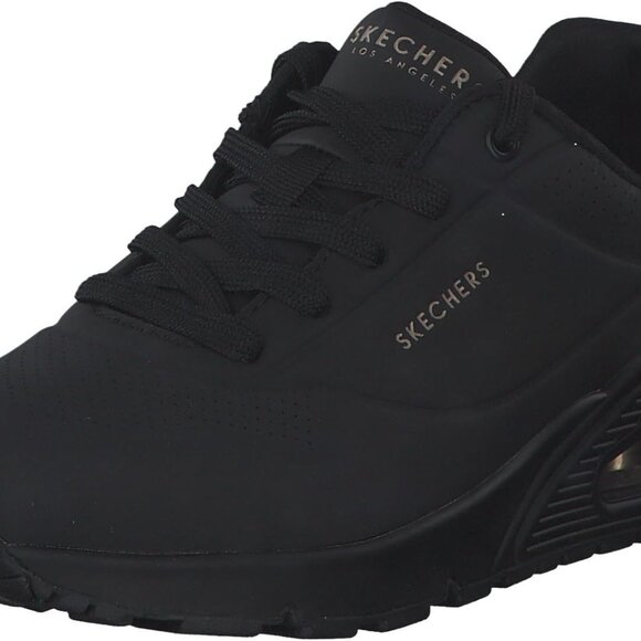Women's Air Sneakers Synthetic 8 Black Comfort Cushion Slip-On - Picture 1 of 6